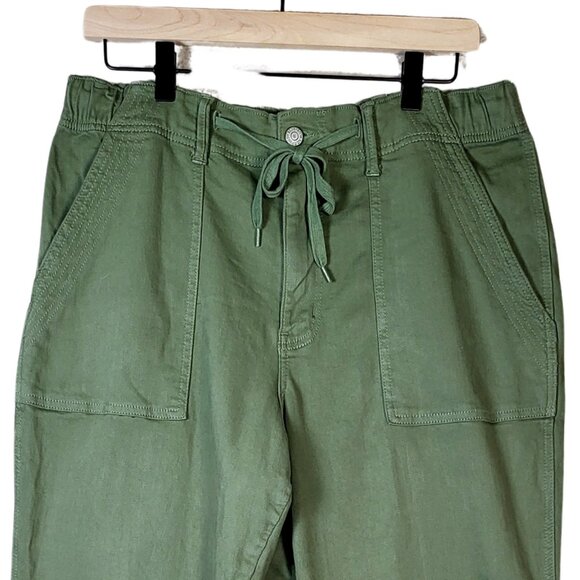 Judy Blue Utility Pants,‎ Olive Green, Size 14W, Drawstring & Elastic Waist ✨️ - Picture 1 of 11